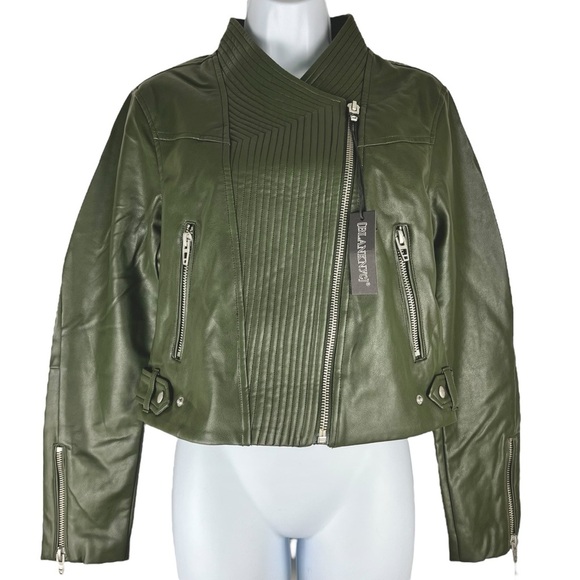 NEW BLANKNYC Quilted Detail Moto Jacket in Forever and a Day Moto Boho - Picture 3 of 16